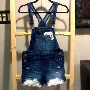 Girls Short Overalls